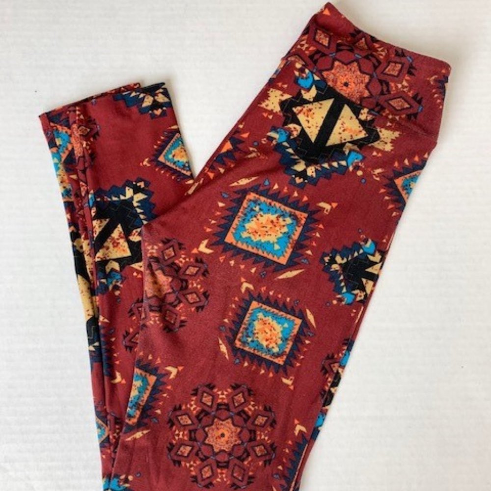 One Size Southwestern Print Lularoe Leggings